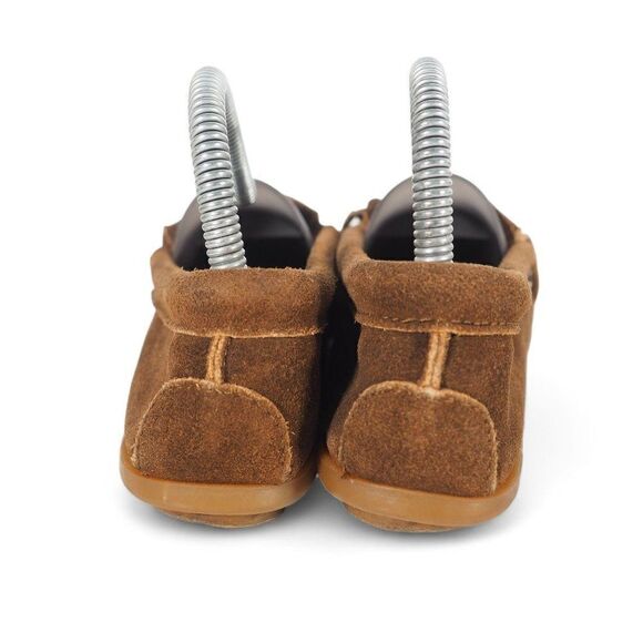 Minnetonka "Peace" Suede Slip-on Moccasins Brown Women's 7 - Picture 5 of 11
